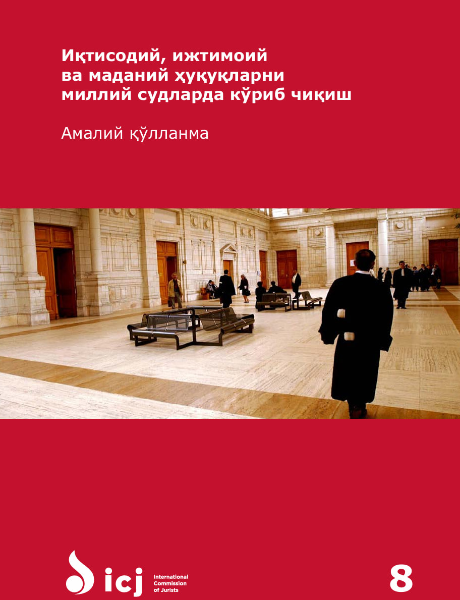 Iqtisodiy, ijtimoiy va madaniy huquqlarni milliy sudlarda ko'rib chiqish (Amaliy qo'llanma)